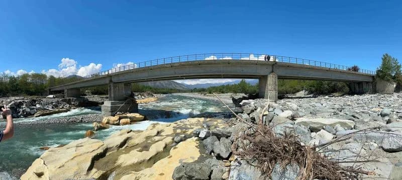 VILLANOVA CANAVESE - Il ponte sulla provinciale riaperto al traffico