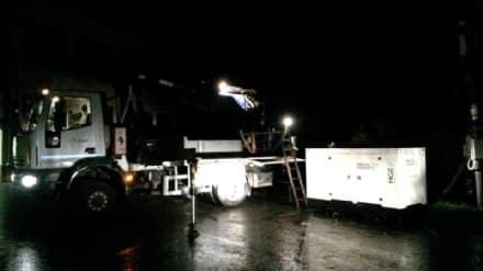 VALLE SOANA - Torna l'energia elettrica in tutti i paesi della vallata