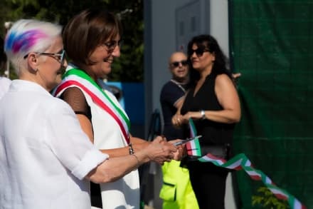 SAN GIUSTO CANAVESE - Inaugurata la piazza intitolata all'imprenditore Claudio Cappio - FOTO