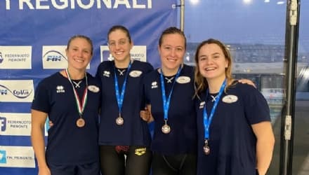 CANAVESE - Valentina Pasquino conquista l'oro ai regionali assoluti di nuoto