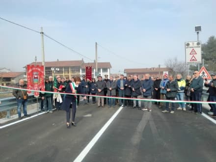 SAN MARTINO CANAVESE - Inaugurato il nuovo ponte di Pranzalito - FOTO