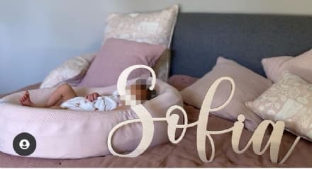 BORGARO-FRONT CANAVESE - Fiocco rosa in casa dell'ex Miss Italia Cristina Chiabotto: è nata Sofia